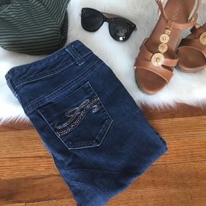 EUC Tummy Control Style & Co. Petite Denim Jeans